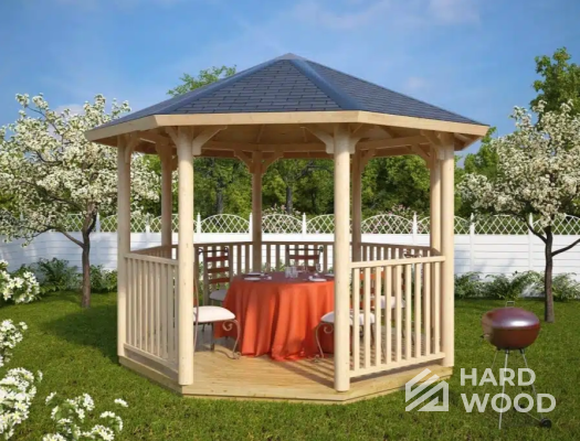 Восьмигранная беседка №81 - фото 1865